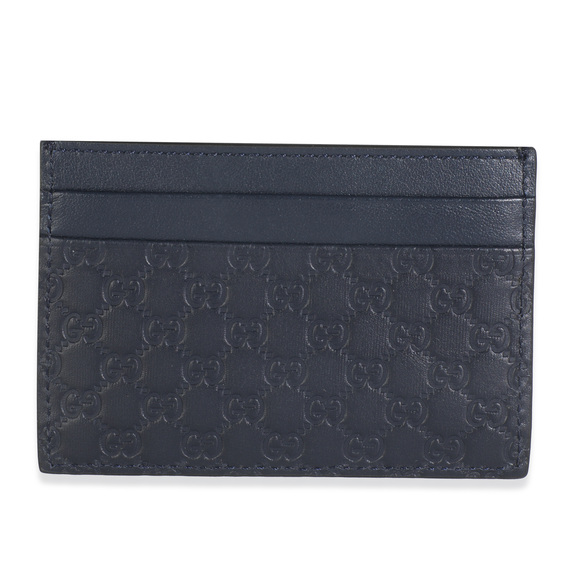Gucci Jewelry - Gucci Navy Microguccissima Card Case
